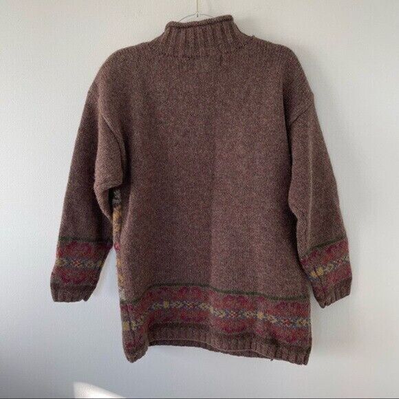 Vintage Express Tricot Wool Blend Pullover Sweater Tunic Length Women Size S - Picture 6 of 11
